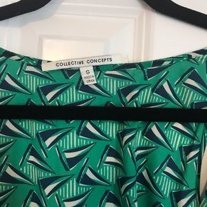 Green patten collective concepts dress